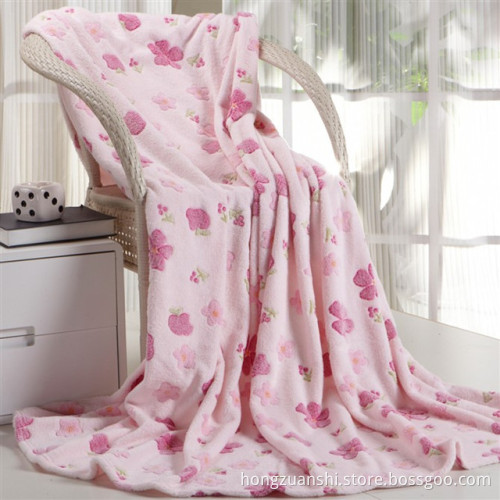 100% Polyester Luxury Winter Coral Fleece Blankets
